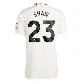 Manchester United Luke Shaw #23 Replica Third Stadium Shirt 2023-24 Short Sleeve